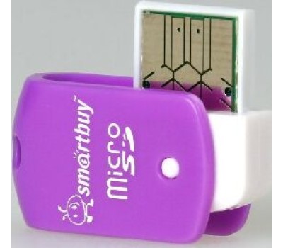 Устройство чтения карт памяти SMARTBUY (SBR-706-F) MicroSD фиолетовый