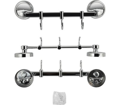 Аксессуары для ванной комнаты и туалета САНАКС 1213 Вешалка с тремя крючками прямая