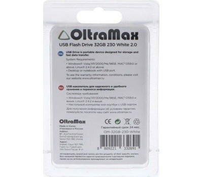 USB флэш-накопитель OLTRAMAX OM-32GB-240-белый