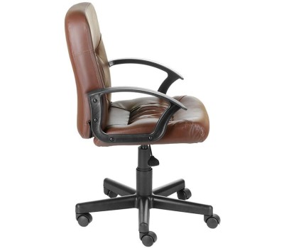 Кресло компьютерное OLSS кресло ЧИП Ультра коричневый экокожа