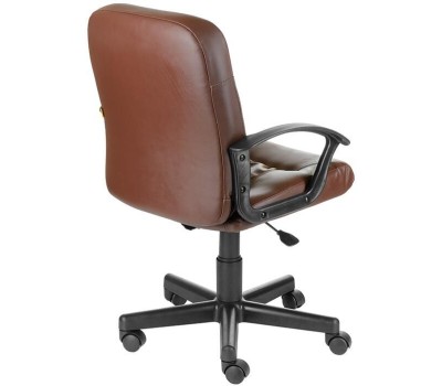 Кресло компьютерное OLSS кресло ЧИП Ультра коричневый экокожа