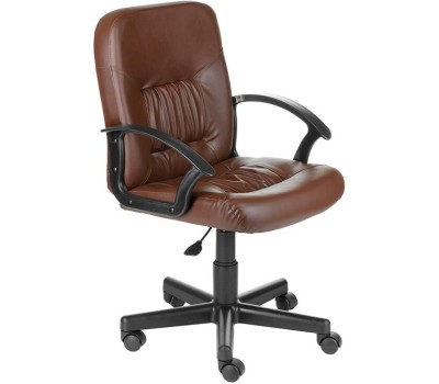 Кресло компьютерное OLSS кресло ЧИП Ультра коричневый экокожа