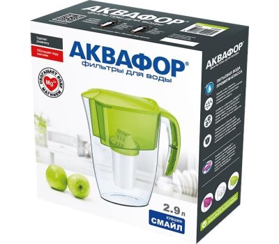 Фильтр-кувшин АКВАФОР СМАЙЛ белый