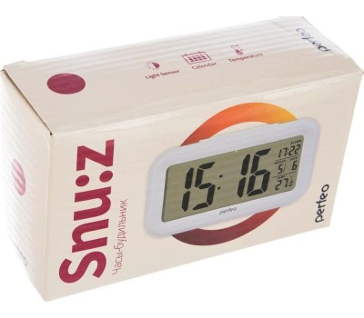 Часы PERFEO (PF_A4848) SNUZ - PF-S2166 белый