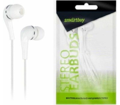 Наушники SMARTBUY (SBE-012K) A4 белый (коробка)
