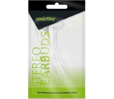 Наушники SMARTBUY (SBE-012K) A4 белый (коробка)