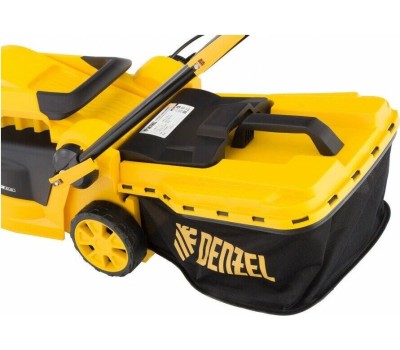 Газонокосилки электрические DENZEL Газонокосилка электрическая GM-1200, 1200 Вт, шир. 32 см, 3 уров., травосб. 25 л. 96615