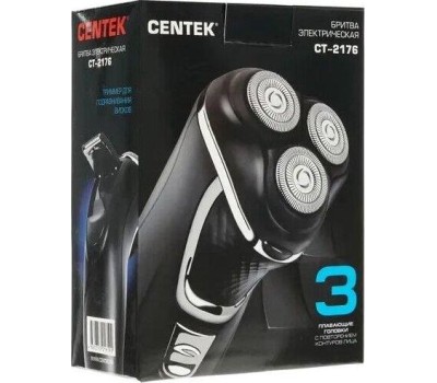 Бритва CENTEK CT-2176 (черн/хром)