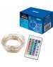 Гирлянда UNIEL (UL-00007180) ULD-S1000-100/DTA/RC RGB IP44 Гирлянда светодиодная, 10м. 100 светодиодов. RGB свет. Пульт ДУ (в/к)