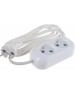 Колодка SMARTBUY (SBE-10-2-00-N), 2 гнезда 10А/2,2кВт б/з
