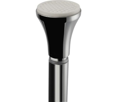 Карниз для ванной комнаты САНАКС 10026 Карниз хромированный ПРЕМИУМ, в ванную комнату 130х240см без колец, из нержавеющей стали, с усиленным конусным креплением