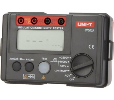 Измерители UNIT (13-0044) UT502A ИЗМЕРИТЕЛЬ СОПРОТИВЛЕНИЯ ИЗОЛЯЦИИ