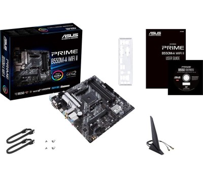 Материнская плата ASUS PRIME B550M-A (mATX, B550, 4xDDR4-4800, M.2, VGA, DVI, HDMI, COM)