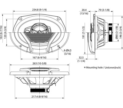Автоакустика JVC CS-DR6930 [ПИ]