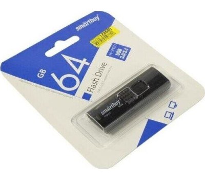 USB-флэш SMARTBUY (SB064GB3FSK) UFD 3.0/3.1 064GB Fashion Black черный