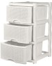 Комод KEEPLEX KL378312048 Ajur трехсекционный 50х41,5х45см белое облако