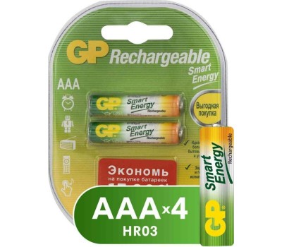 Бытовой аккумулятор GP (10931) 40AAAHCSV-2CR2 (AAA)
