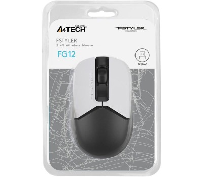 A4TECH Fstyler FG12 Panda белый/черный оптическая (1200dpi)