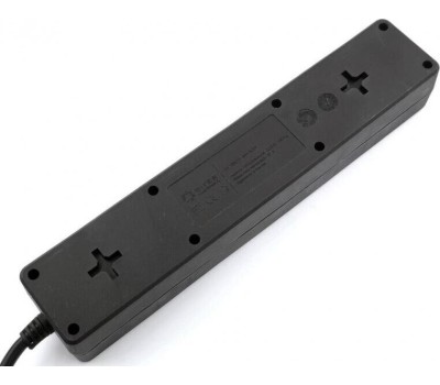 Сетевой фильтр 5BITES SP4B-518 GARDA - 4 роз - 1,8 м - черный