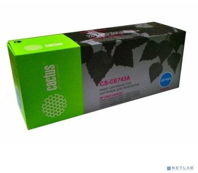 CACTUS CS-CE743A Картридж лазерный пурпурный (7300стр.) для HP LJ CP5220/CP5221/CP5223/CP5225