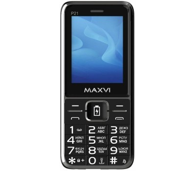 Телефон мобильный MAXVI P21i Black
