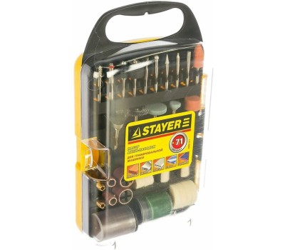 STAYER Набор насадок 29902-H71 (граверы) (упак.:71шт)