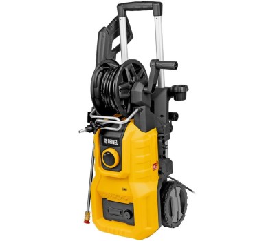 Мойка высокого давления DENZEL Моечная машина высокого давления R-200D, 2400 Вт, 200 бар, 420 л/ч, с барабаном// 58264