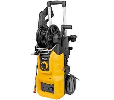 Мойка высокого давления DENZEL Моечная машина высокого давления R-200D, 2400 Вт, 200 бар, 420 л/ч, с барабаном// 58264