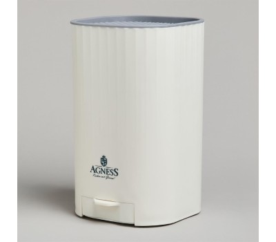 Подставка для ножей AGNESS 907-322 с точильным камнем 13,6*14,6*23см