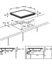 ELECTROLUX Электрическая варочная поверхность EHF46547XK, конфорок: 4 шт., стеклокерамика, независимая, черный