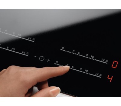 ELECTROLUX Электрическая варочная поверхность EHF46547XK, конфорок: 4 шт., стеклокерамика, независимая, черный