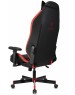 Кресло компьютерное игровое KNIGHT Кресло игровое Neon черный/красный соты эко.кожа с подголов. крестов. металл