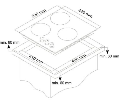 Варочная панель газовая SIMFER H45N30W416