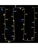 NEON-NIGHT Гирлянда светодиодная Нить 20м 200 LED ТЕПЛЫЙ БЕЛЫЙ белый каучук IP67 эффект мерцания 24В соединяется нужен транс-ор 531-100/531-311/531-312