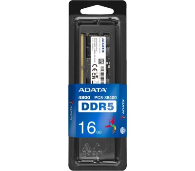 Оперативная память ADATA Модуль памяти SODIMM 16GB DDR5-4800 AD5S480016G-S