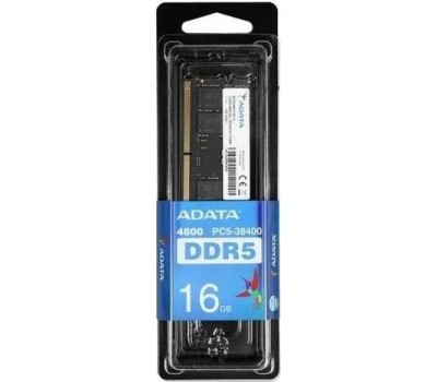 Оперативная память ADATA Модуль памяти SODIMM 16GB DDR5-4800 AD5S480016G-S