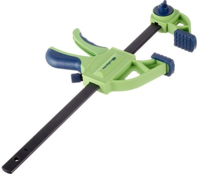 Струбцина СИБРТЕХ Струбцина F-образная, быстрозажимная, 200 х 70 х 420 мм, пластиковый корпус, фиксатор, двухкомпонентная рукоятка 20564