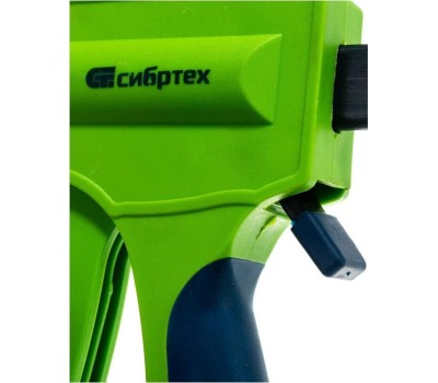 Струбцина СИБРТЕХ Струбцина F-образная, быстрозажимная, 200 х 70 х 420 мм, пластиковый корпус, фиксатор, двухкомпонентная рукоятка 20564