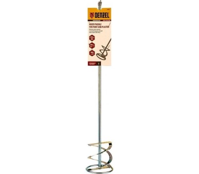 Миксер строительный DENZEL Миксер для красок и штукатурных смесей, 120 х 600 мм, оцинкованный, хвостовик SDS Plus 848847