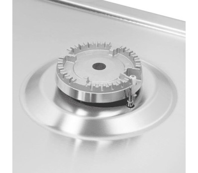 Варочная панель газовая MAUNFELD Газовая варочная панель EGHS.64.6CS/G, 4 конфорки, нержавеющая сталь, серебристый