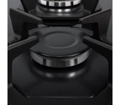 Варочная панель газовая MAUNFELD Газовая варочная панель EGHG.32.2CB/G, 2 конфорки, закаленное стекло, черный