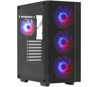 Корпус для ПК DEEPCOOL Корпус ATX Matrexx 55 V4 MESH, Midi-Tower, без БП, черный [r-matrexx55-bkaga4-g-4]
