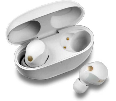 Наушники SONY Наушники WF-1000XM5, Bluetooth, внутриканальные, серебристый [wf-1000xm5/sc]