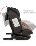 Автокресло детское SIGER УУД Престиж Isofix Lux гр.0+/I/II/III, мокко