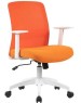 Кресло компьютерное CACTUS Кресло CS-WMC333-OR, сетка/ткань, до 100кг, фиксированные подлокотники, оранжевый