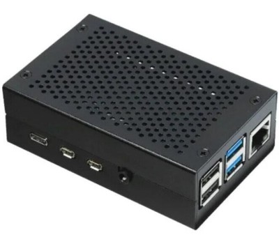 Корпус для ПК ACD Корпус RA508 Black Fine Heat Dispersion Aluminium Alloy Case for Raspberry Pi 4B