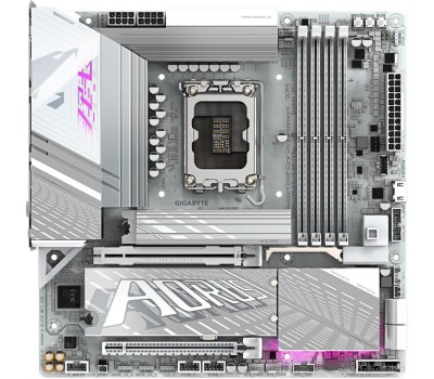 Материнская плата GIGABYTE Материнская плата Z890M AORUS ELITE WIFI7 ICE, Socket LGA 1851, Intel Z890, mATX, Ret