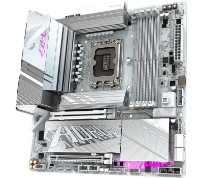 Материнская плата GIGABYTE Материнская плата Z890M AORUS ELITE WIFI7 ICE, Socket LGA 1851, Intel Z890, mATX, Ret