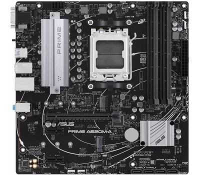 Материнская плата ASUS Материнская плата PRIME A620M-A-CSM AM5 mATX 4xDDR5 PCIEx16 2xPCIEx1 2xM.2 DP HDMI VGA GLAN