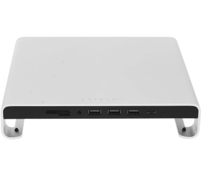 SATECHI Подставка-док станция Type-C Aluminum iMac Stand with Built-in USB-C Data для iMac. Цвет серебристый